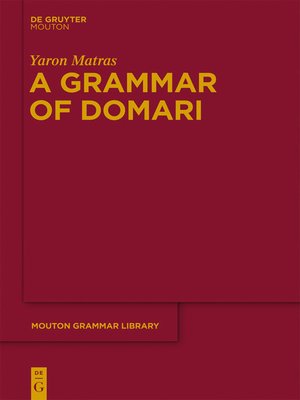 cover image of A Grammar of Domari